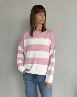 Maglia - bianco/rosa