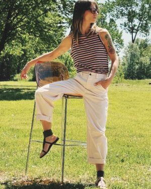 Pantalone Rosa Pastello